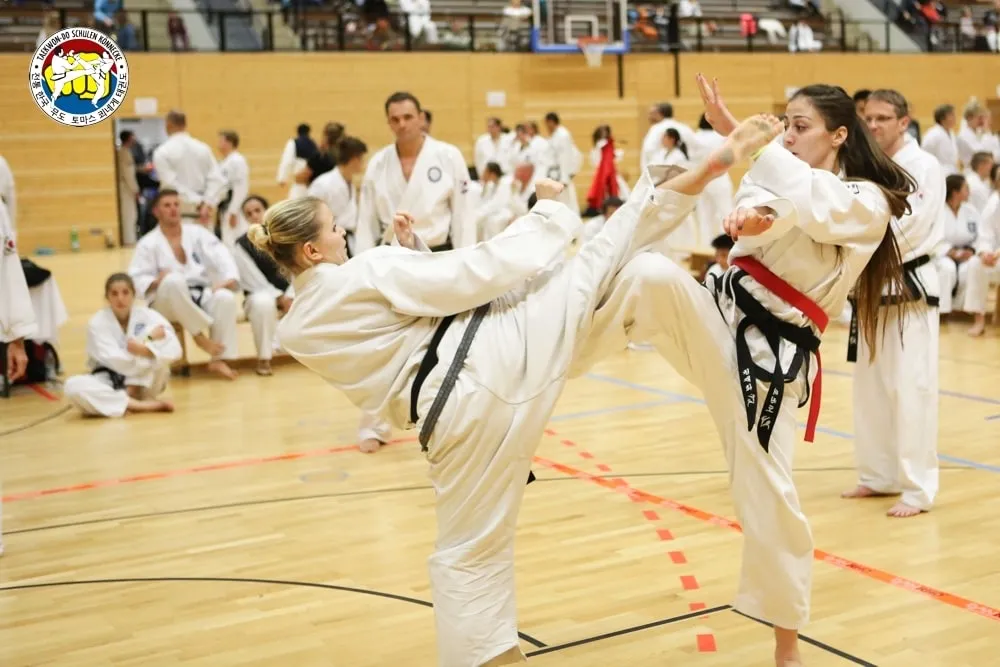 Taekwondo-Sportler beim internationalen Städteturnier in Bad Reichenhall