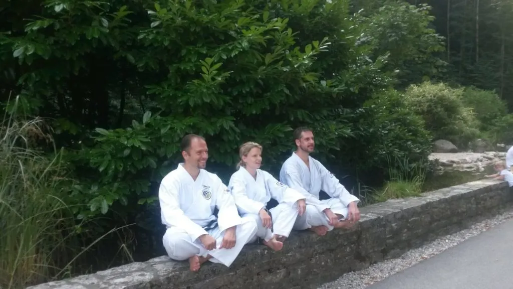 Teilnehmer mehrerer Taekwon-Do Schulen beim gemeinsamen Lehrgang in Bad Reichenhall