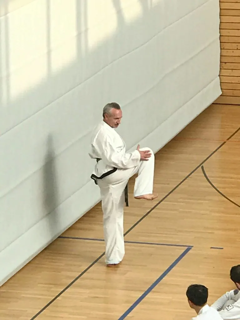 Taekwon-Do Schüler und Trainer bei einem Lehrgang in Bad Reichenhall
