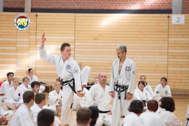 Taekwondo-Sportler beim internationalen Städteturnier in Bad Reichenhall