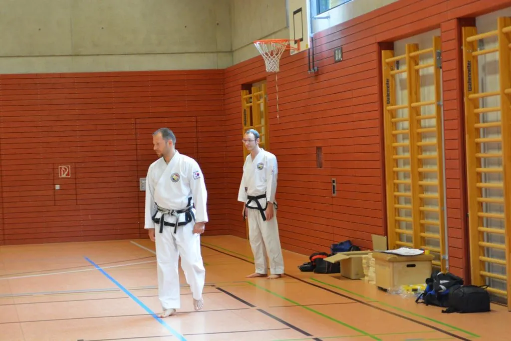 Taekwon-Do Schüler bei der Gürtelprüfung in Bad Reichenhall