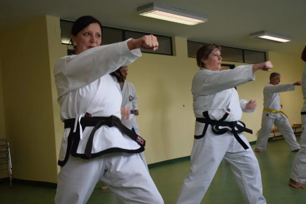 Frühjahrslehrgang in Salzburg-Itzling in der großen Taekwon-Do-Trainingshalle