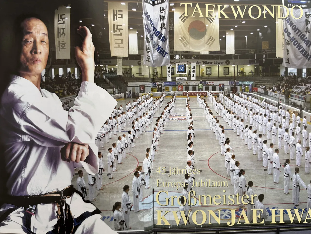 Titelseite des Artikels: 45-jähriges Europa-Jubiläum Großmeister Kwon Jae Hwa, Budo Karate Nr. 3-2010
