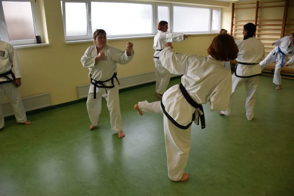 Frühjahrslehrgang in Salzburg-Itzling in der großen Taekwon-Do-Trainingshalle
