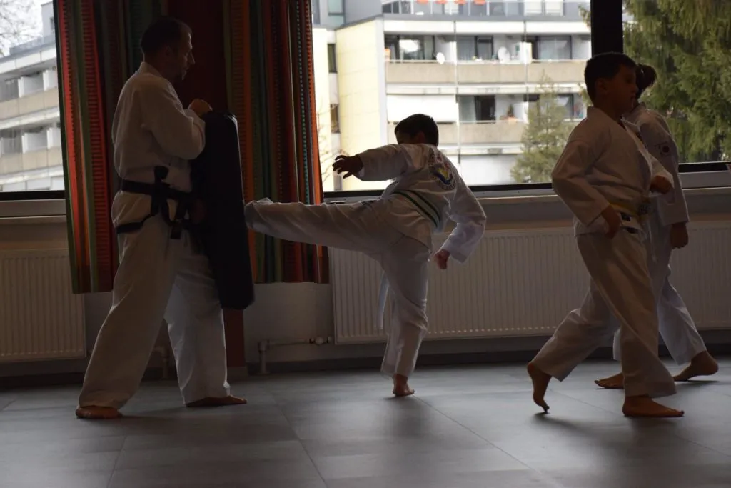 Frühjahrslehrgang in Salzburg-Itzling in der großen Taekwon-Do-Trainingshalle