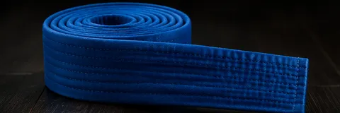 Blauer Taekwon-Do Gürtel