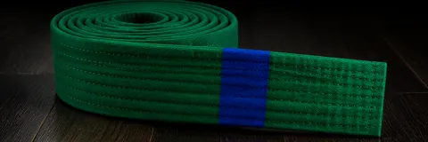 Grün-Blauer Taekwon-Do Gürtel