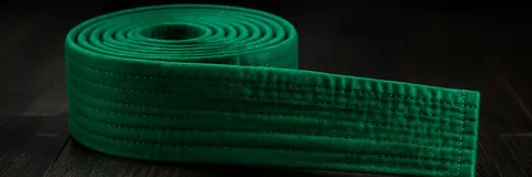 Grüner Taekwon-Do Gürtel