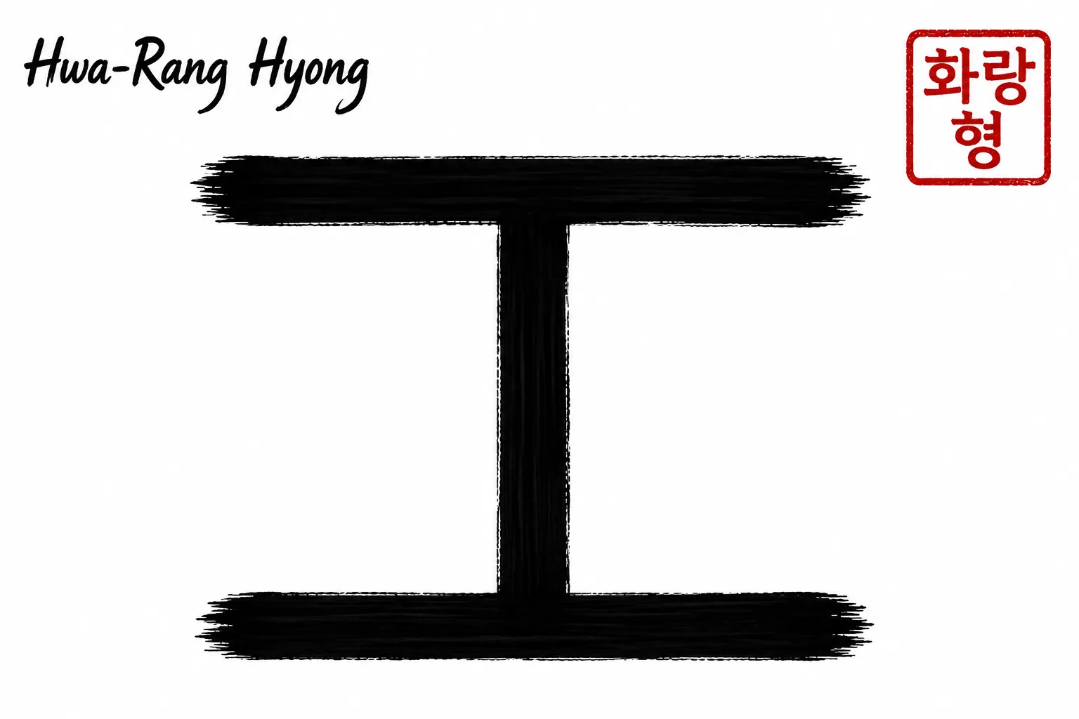 Laufdiagramm der Form Hwa-Rang