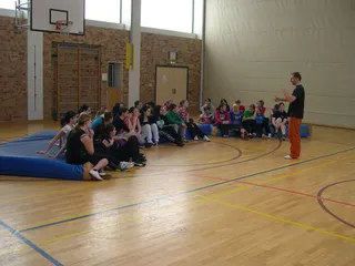 Selbstverteidigungskurs an der Mittelschule Traunreut
