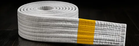 Weiß-Gelber Taekwon-Do Gürtel