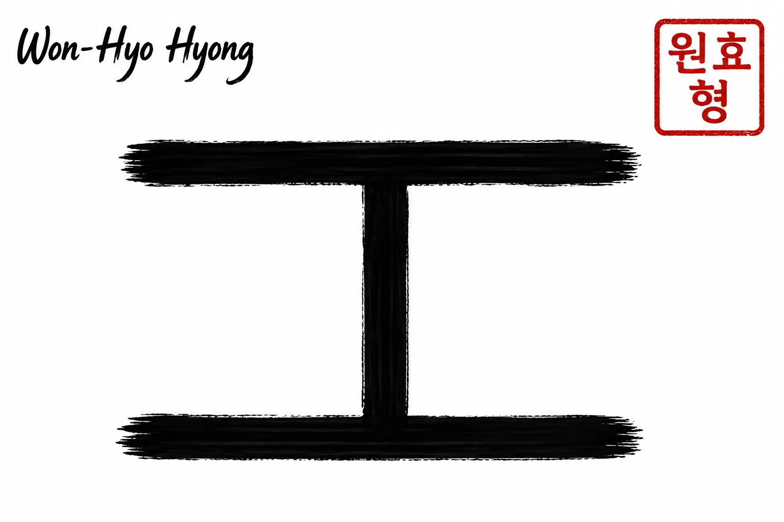 Laufdiagramm der Form Won-Hyo